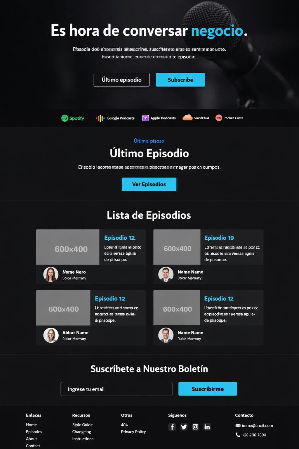 Escuela Boreal &mdash; vista previa del theme