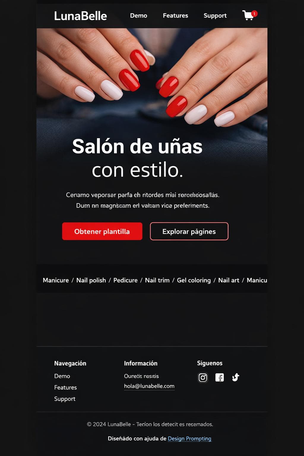 Est&eacute;tica Brisa &mdash; vista previa del theme