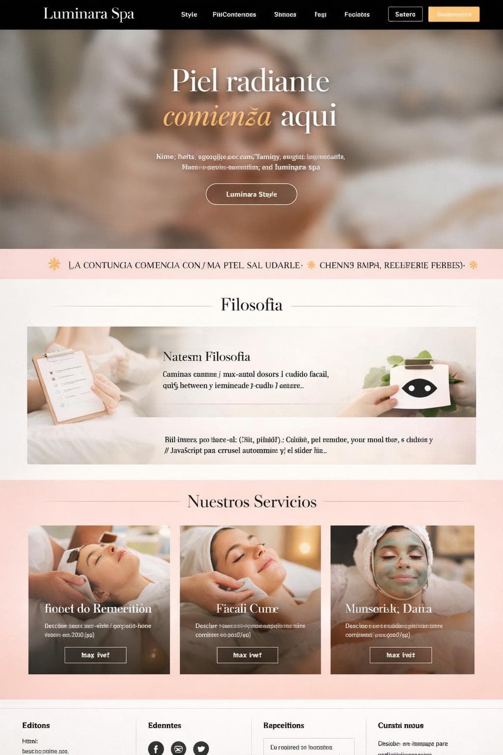 Est&eacute;tica &Eacute;ter &mdash; vista previa del theme