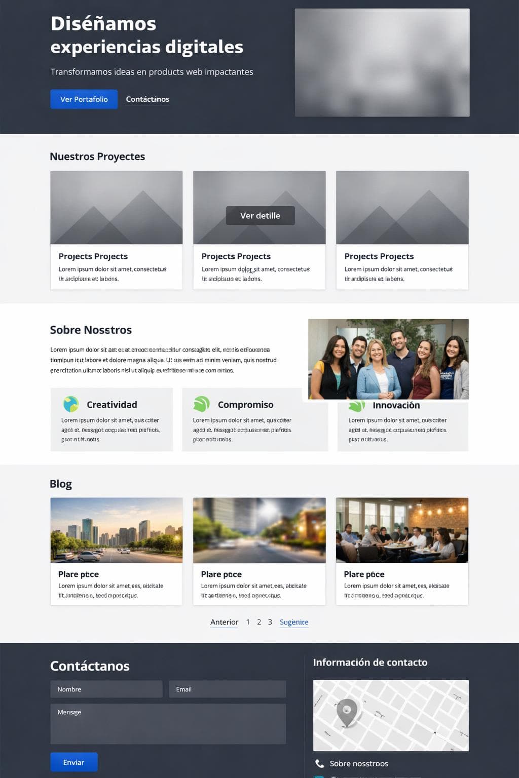 Estética Titan — vista previa del theme