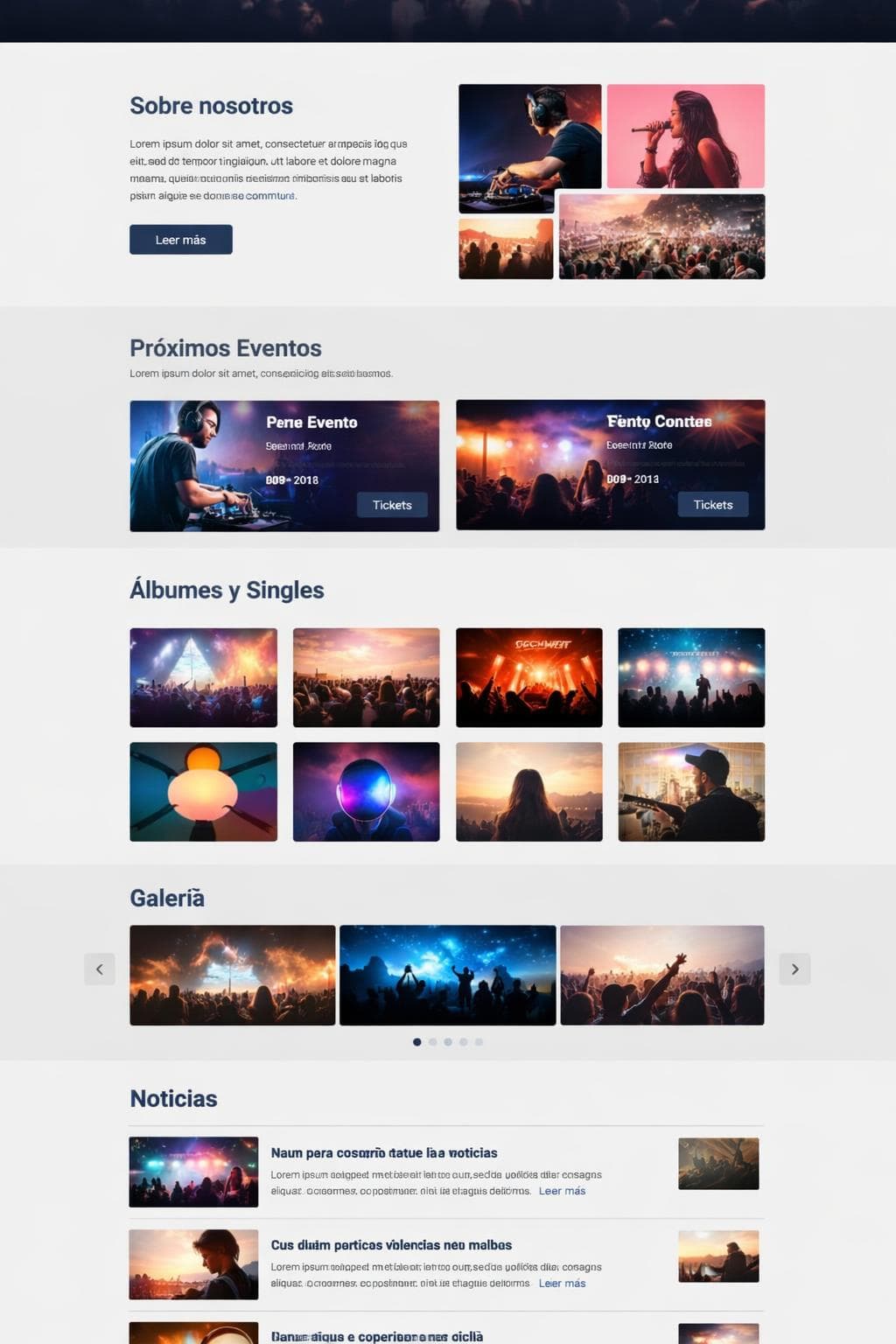 Estilo Lira — vista previa del theme