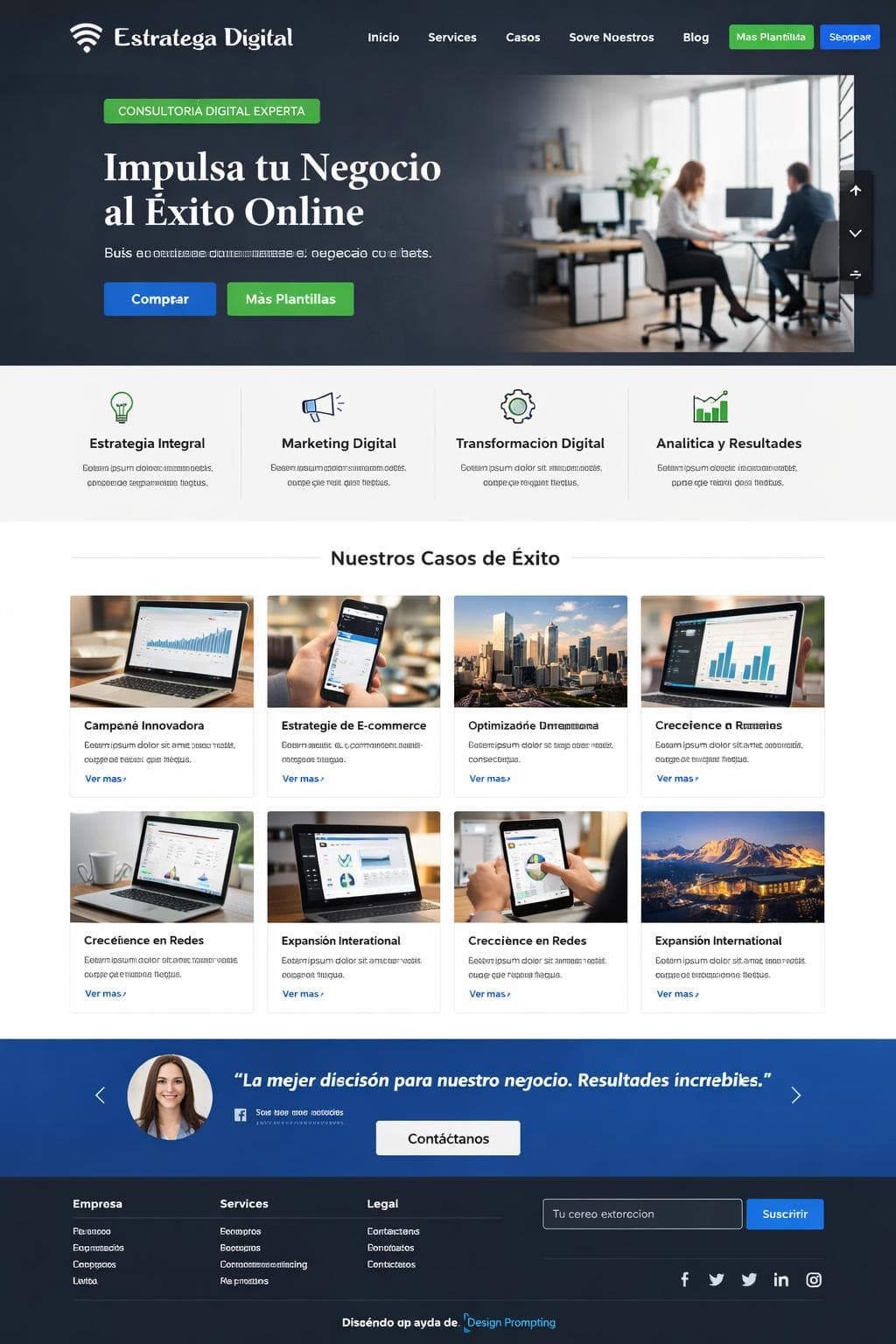 Estratega Digital &mdash; vista previa del theme
