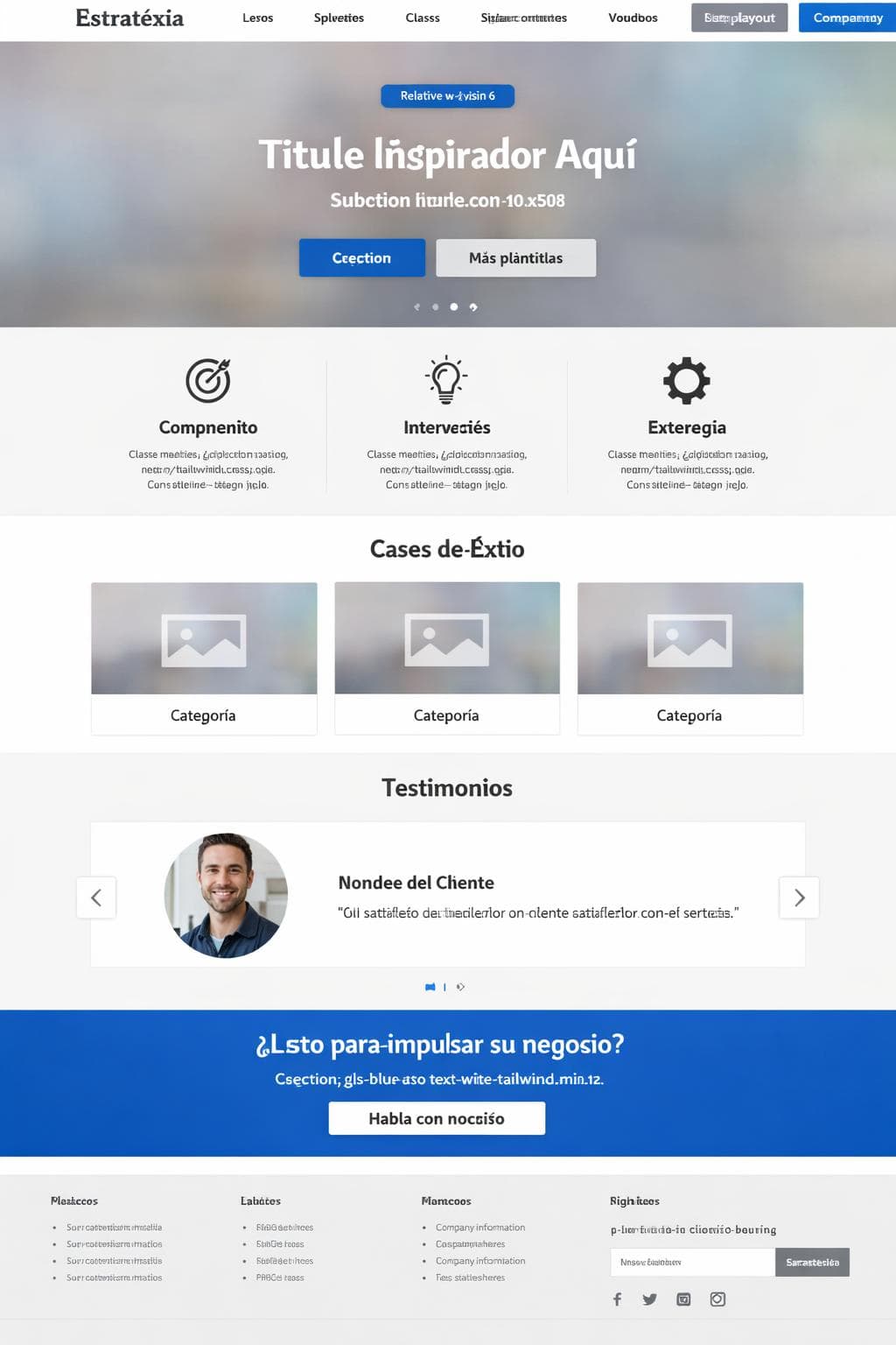 Estratéxia Consultores — vista previa del theme