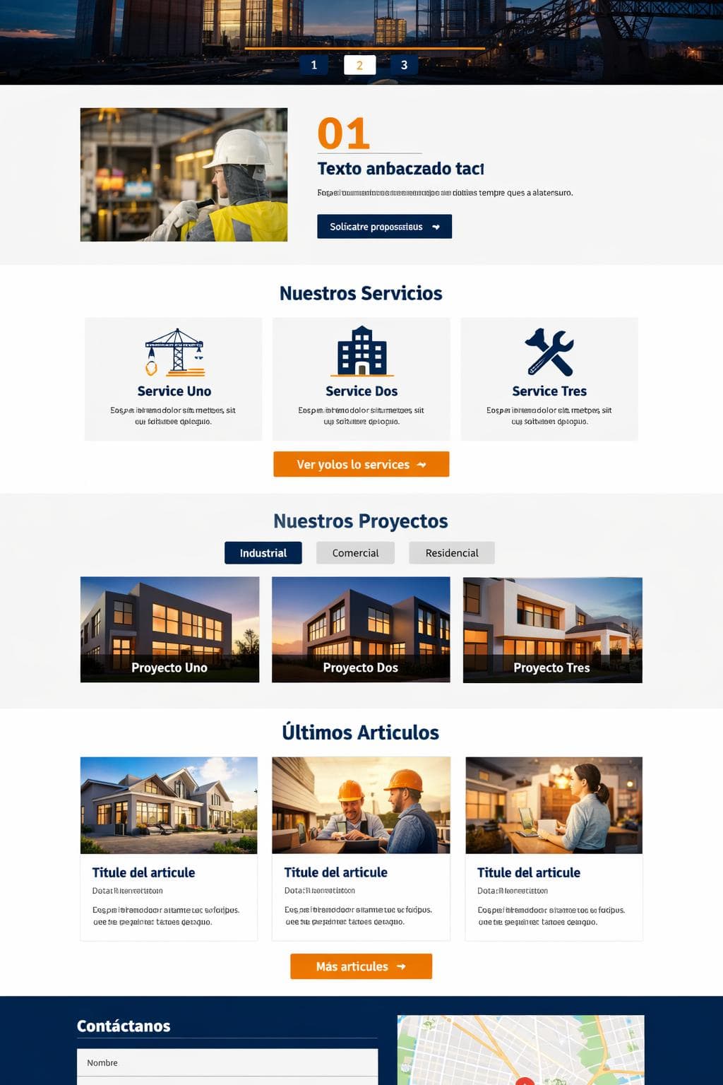 EstructoPlus — vista previa del theme