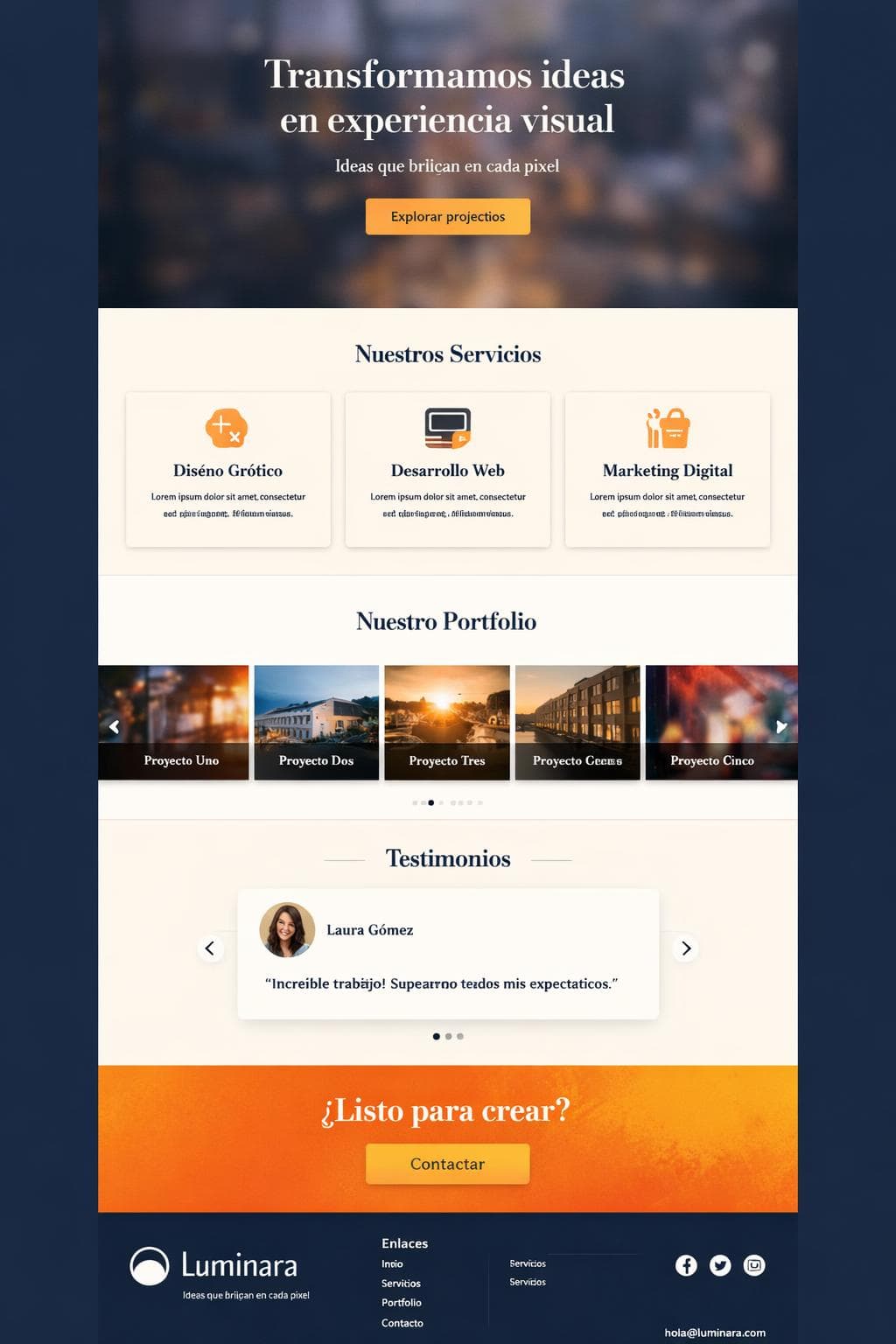 Estudio Delta — vista previa del theme