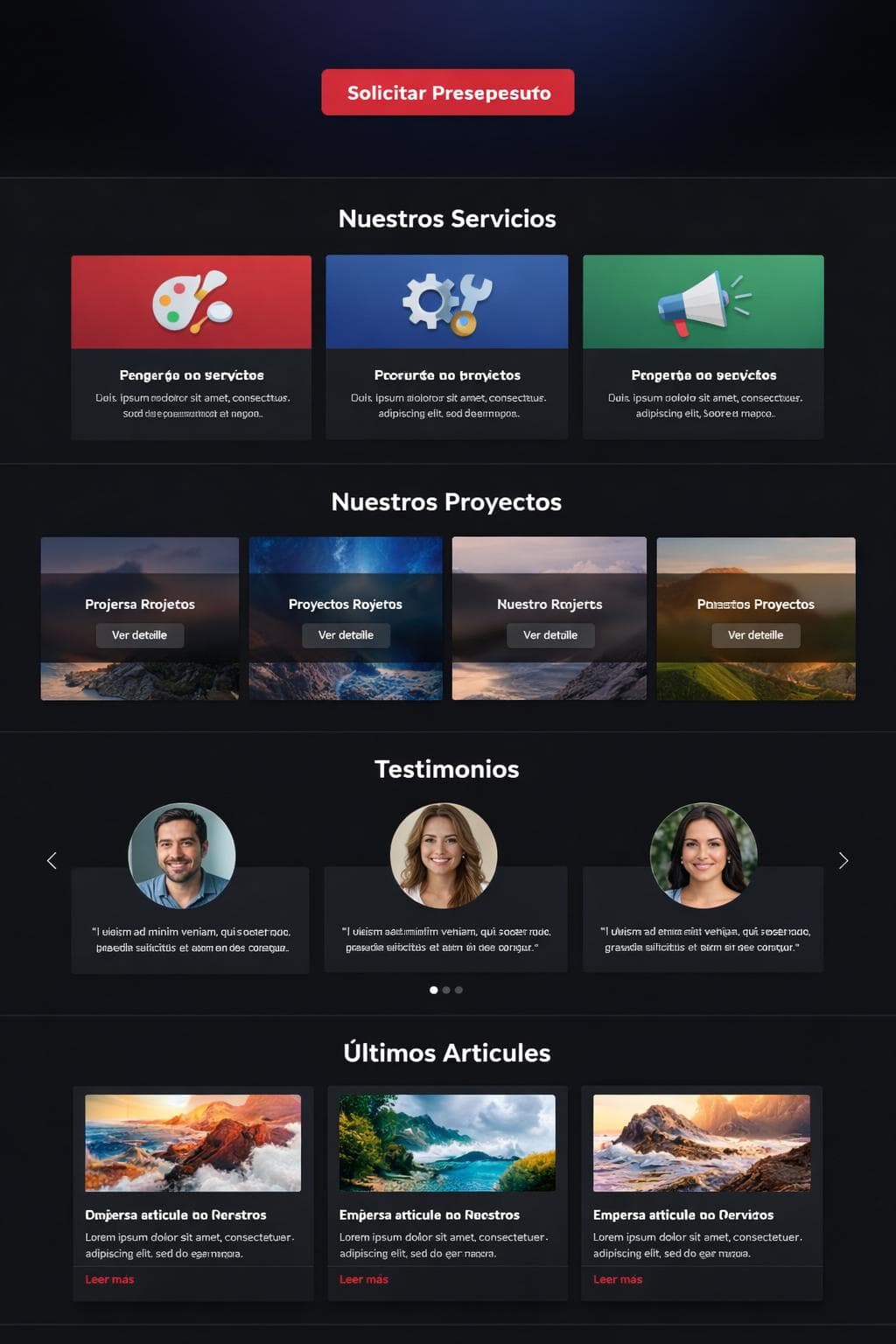 Estudio Fandango — vista previa del theme