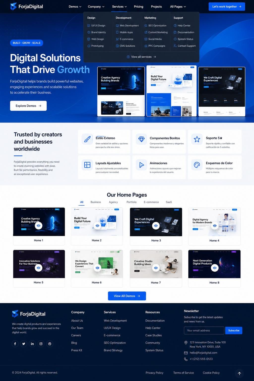 ForjaDigital &mdash; vista previa del theme