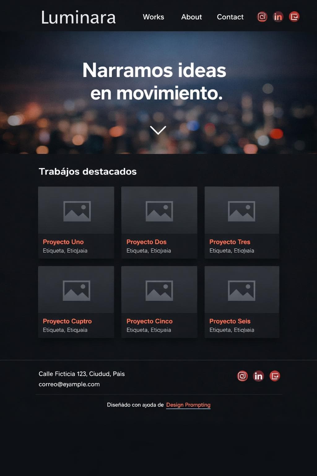 Formaci&oacute;n Neon &mdash; vista previa del theme
