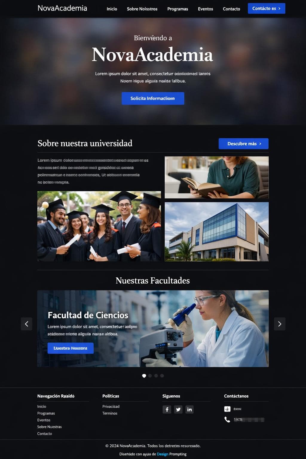 Formaci&oacute;n Olmo &mdash; vista previa del theme