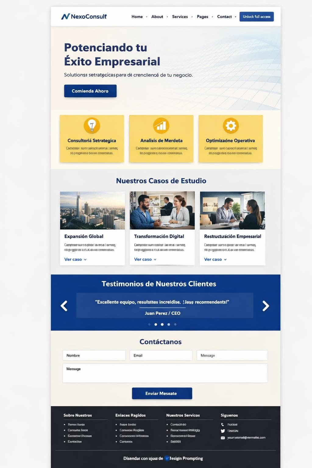 Formación Río — vista previa del theme