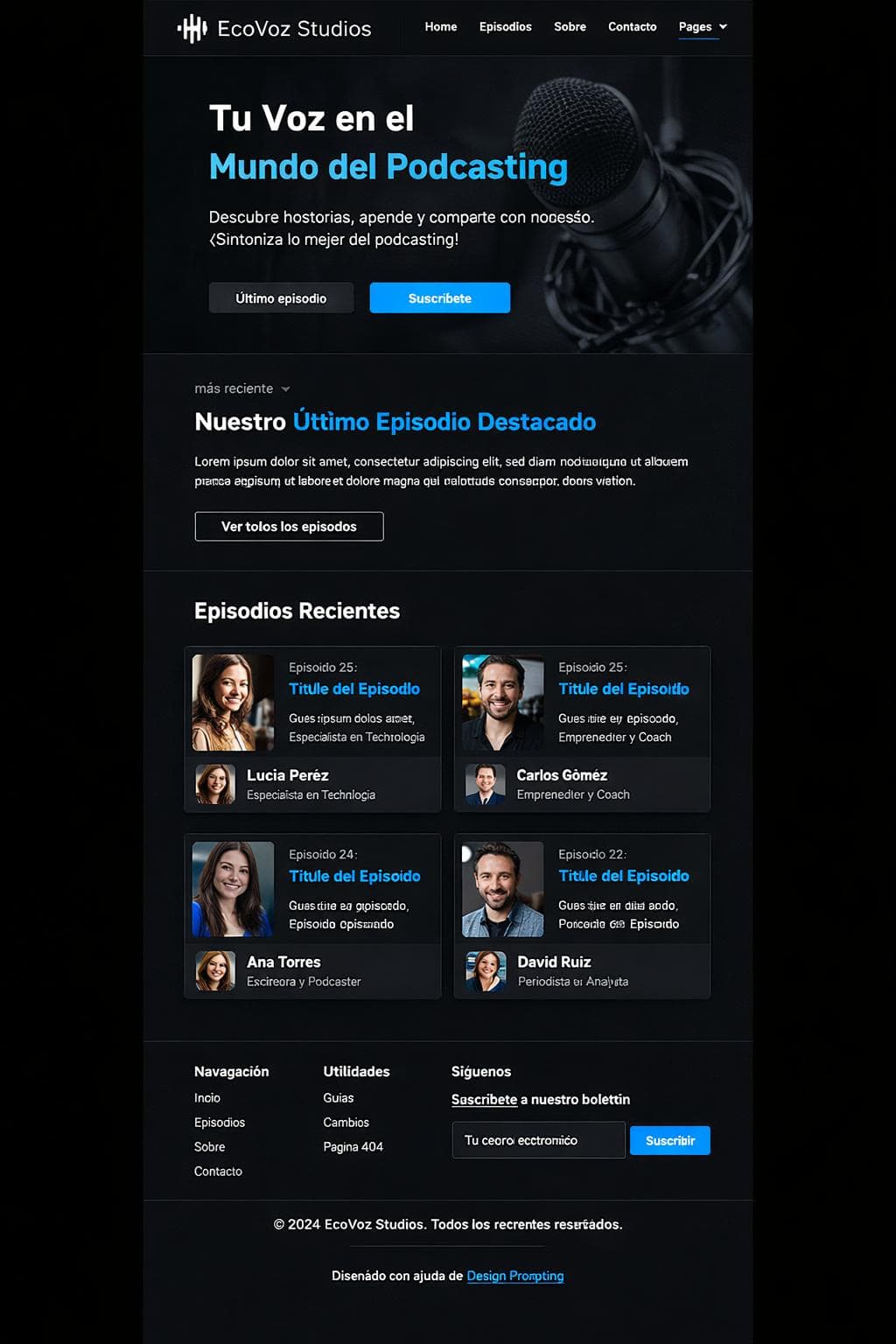 Glow Coral — vista previa del theme