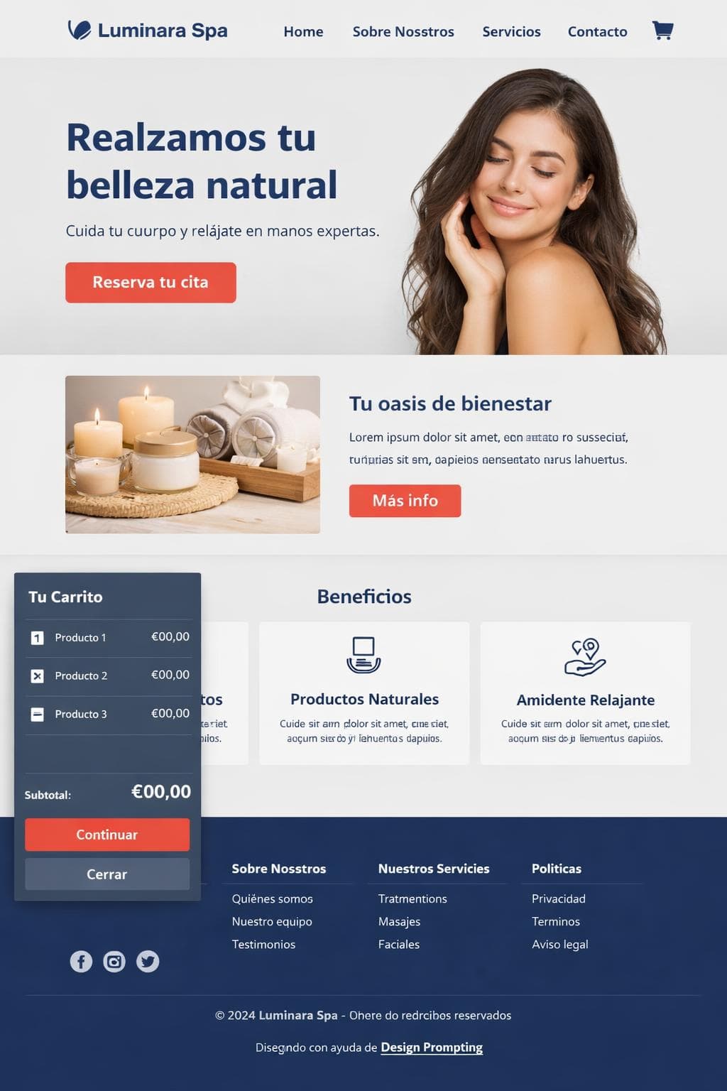 Glow &Eacute;ter &mdash; vista previa del theme