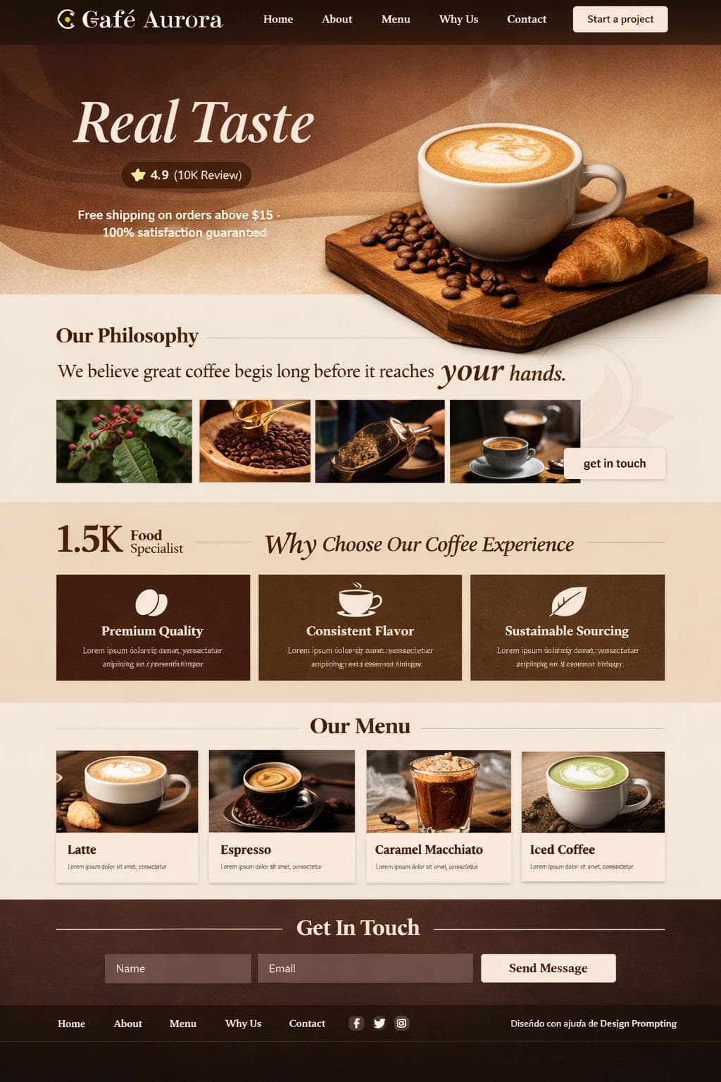 Gourmet Alba — vista previa del theme