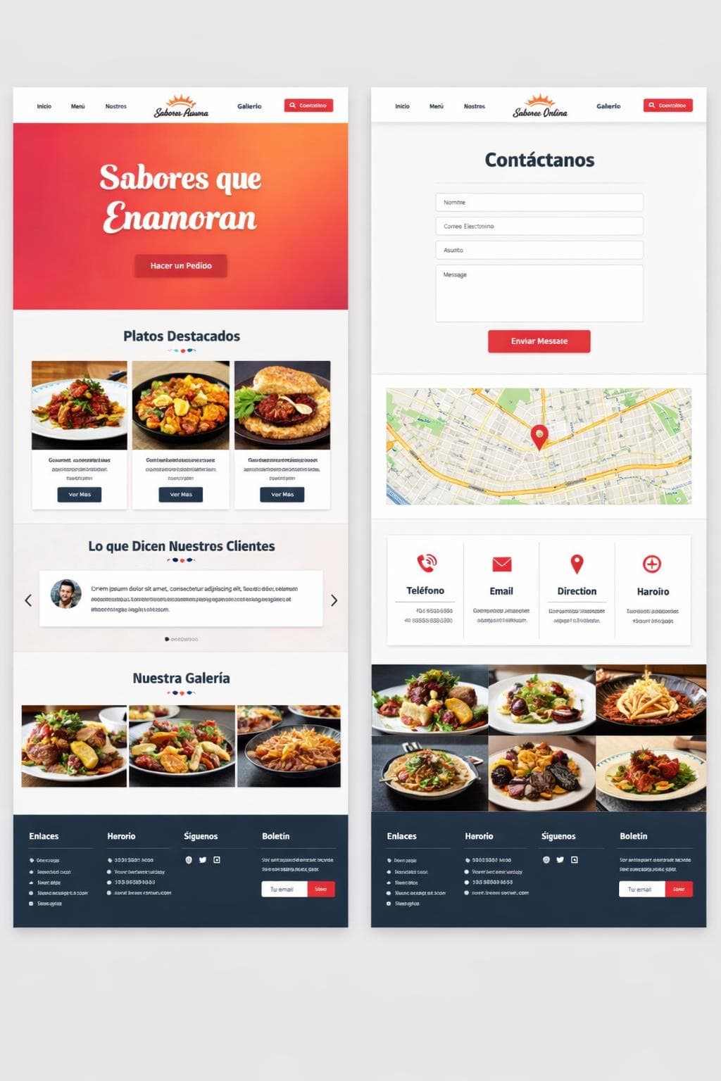 Gourmet Zenit &mdash; vista previa del theme