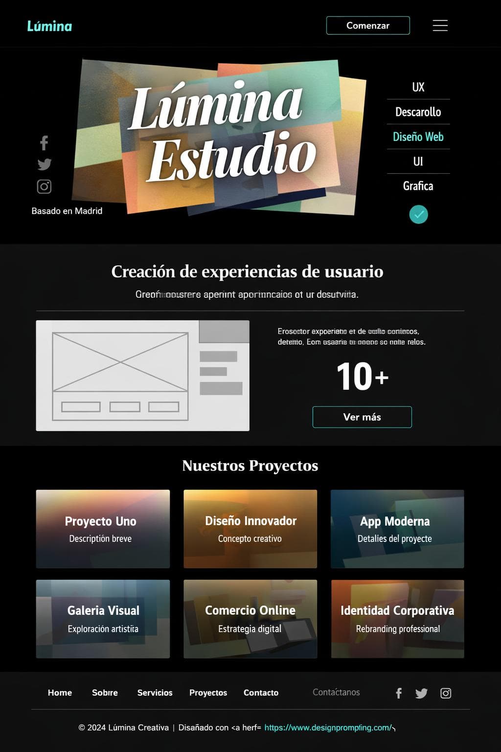 Growth Coral — vista previa del theme