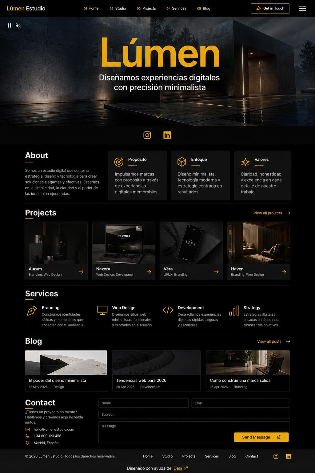 Growth Zenit — vista previa del theme