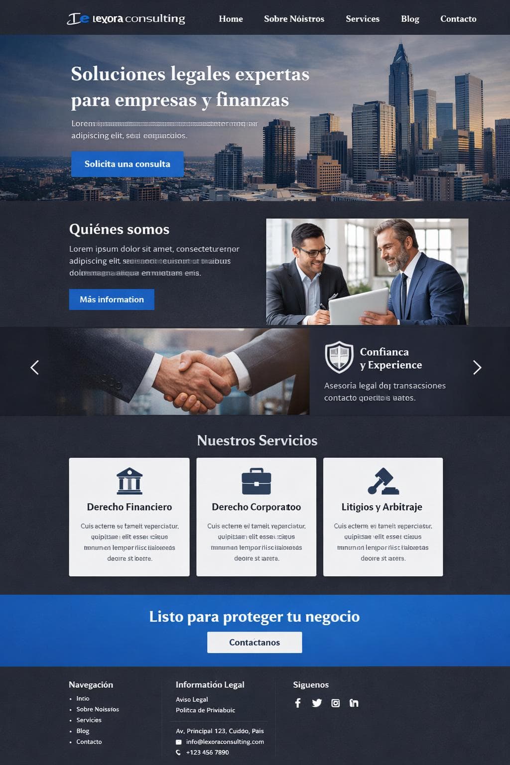 Grupo Alba — vista previa del theme