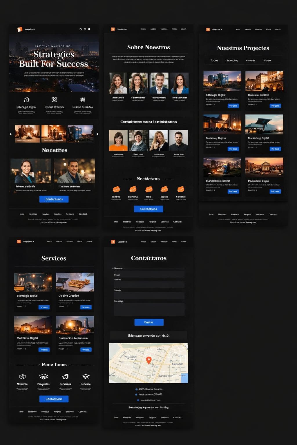 Grupo Vega &mdash; vista previa del theme