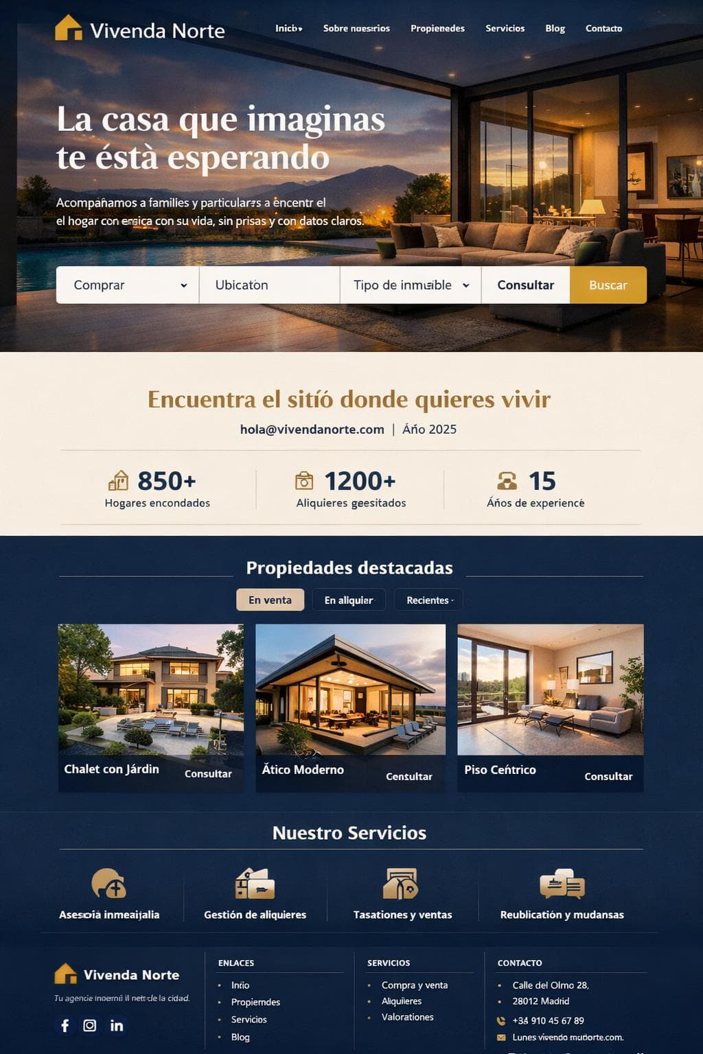 Hogar Austral — vista previa del theme