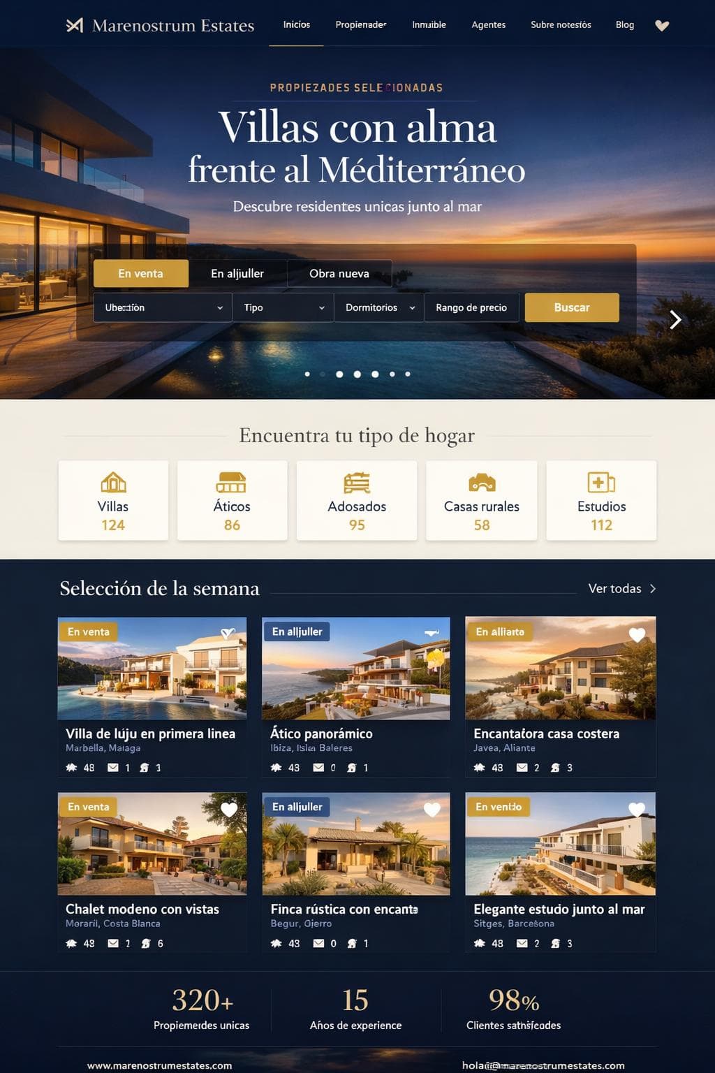 Hogar Delta — vista previa del theme