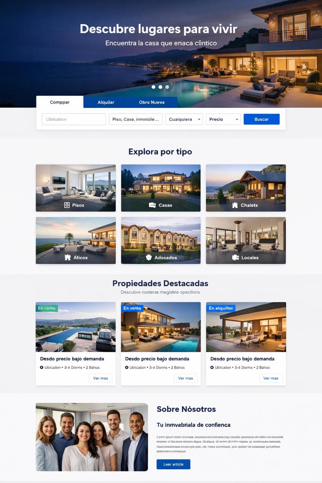 Inmobiliaria Austral — vista previa del theme