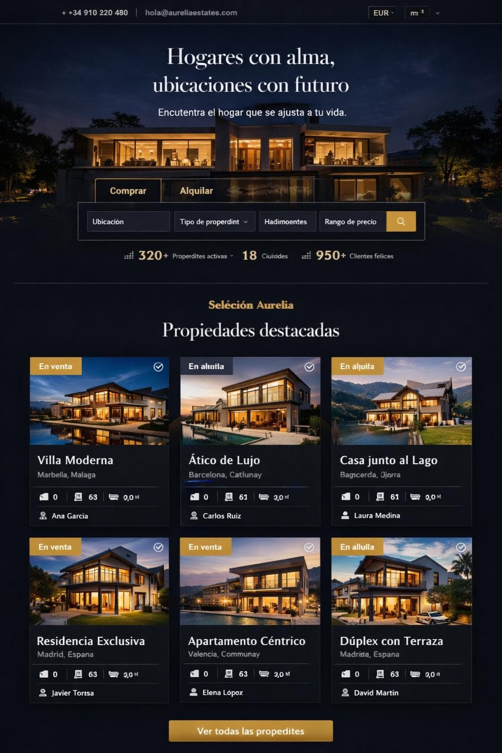 Inmobiliaria Vega &mdash; vista previa del theme