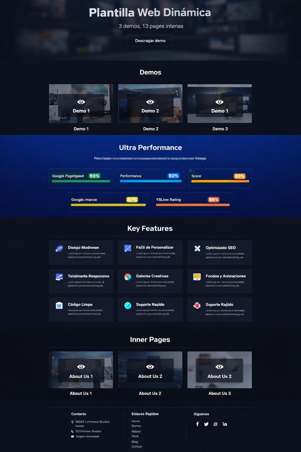 Instituto Neon &mdash; vista previa del theme