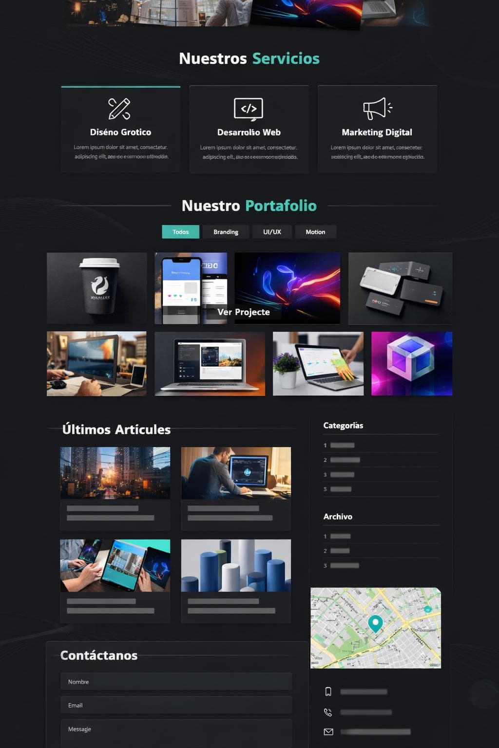Instituto Verdial — vista previa del theme