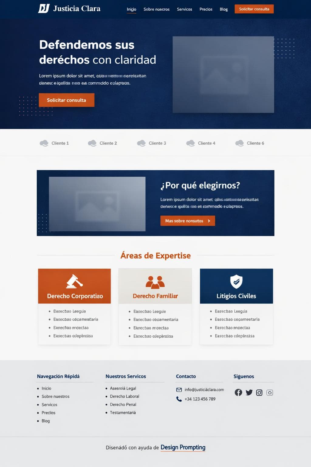 Jurídico Aurora — vista previa del theme