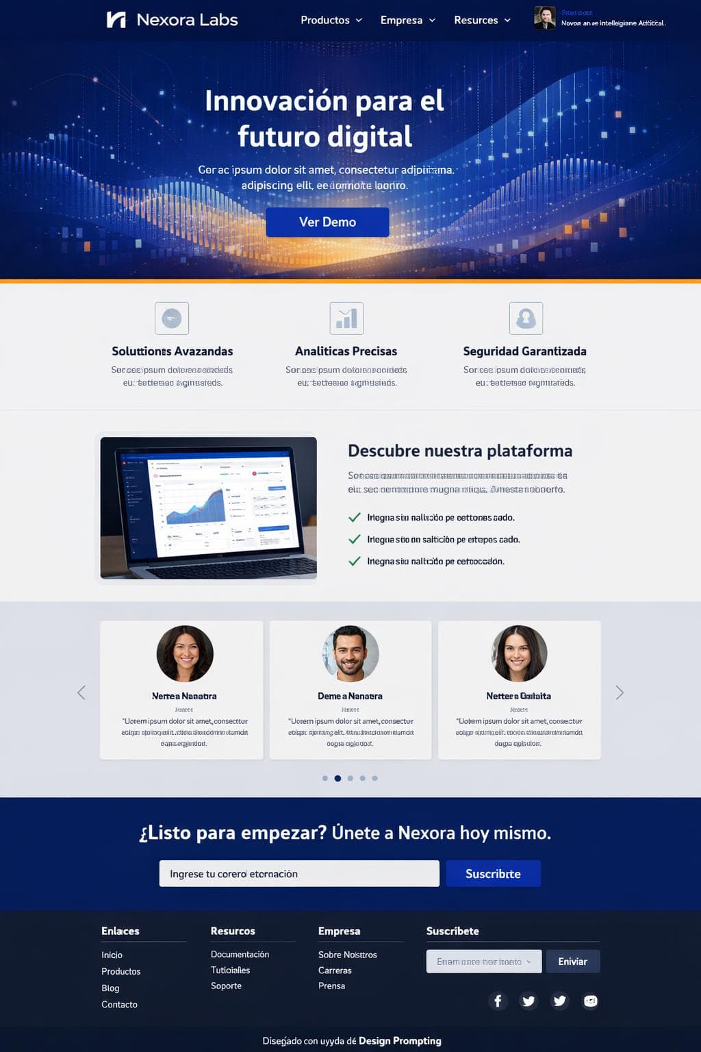 Lab Ónix — vista previa del theme