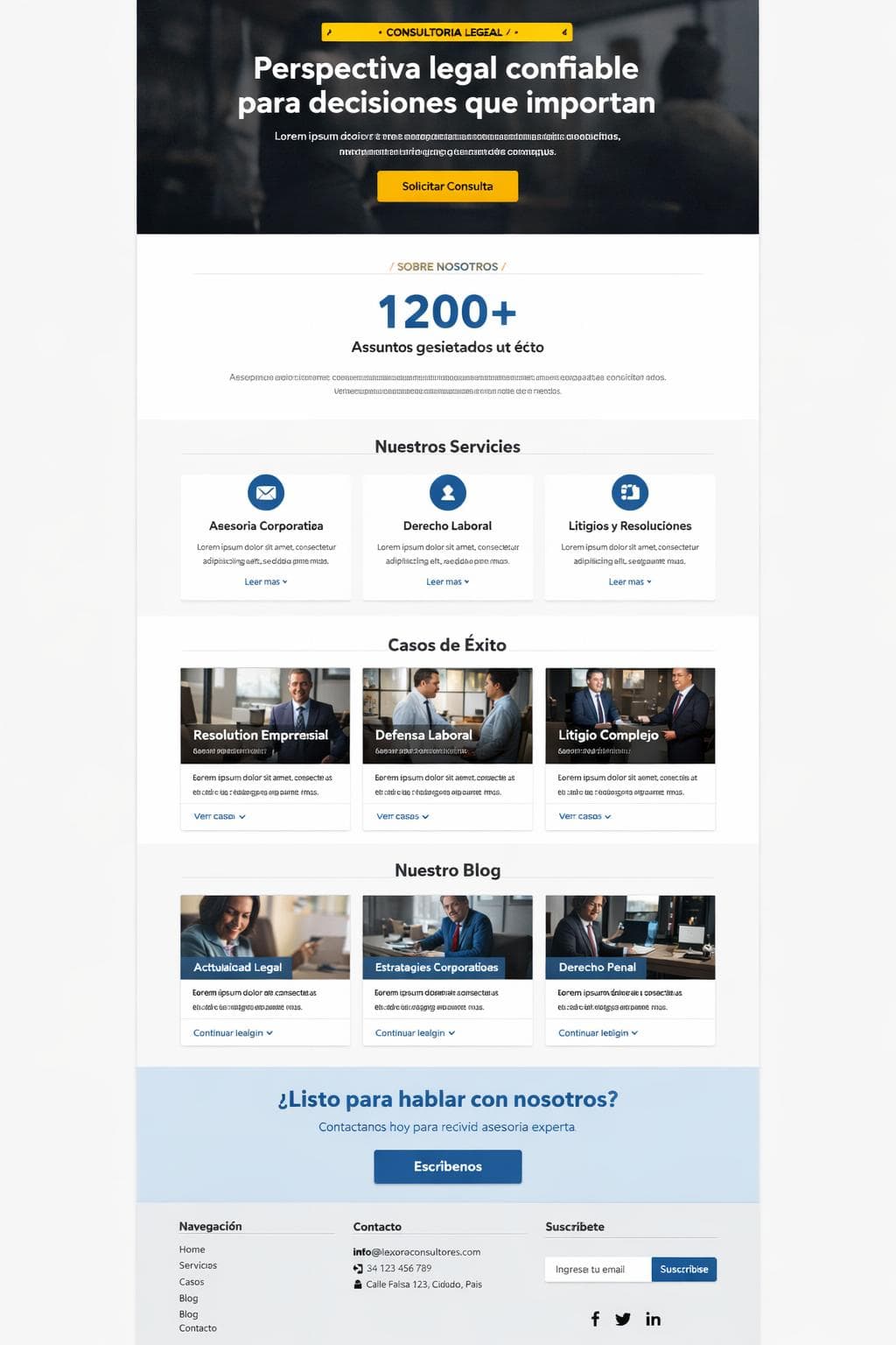 Legal Atlas — vista previa del theme