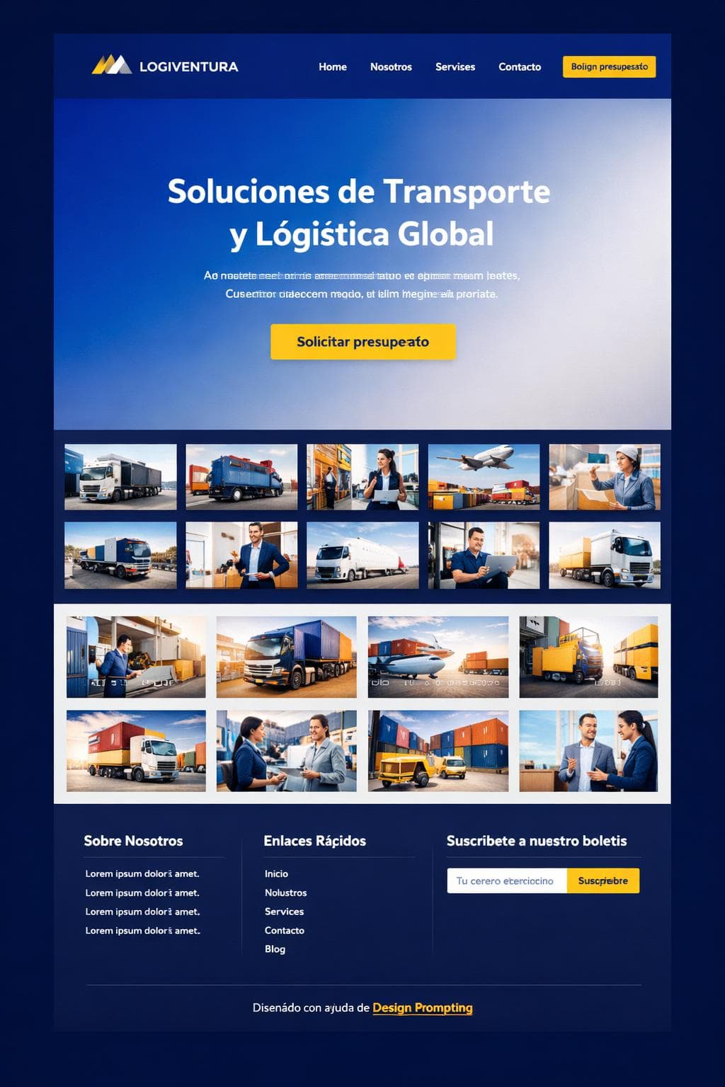 LogiVentura — vista previa del theme