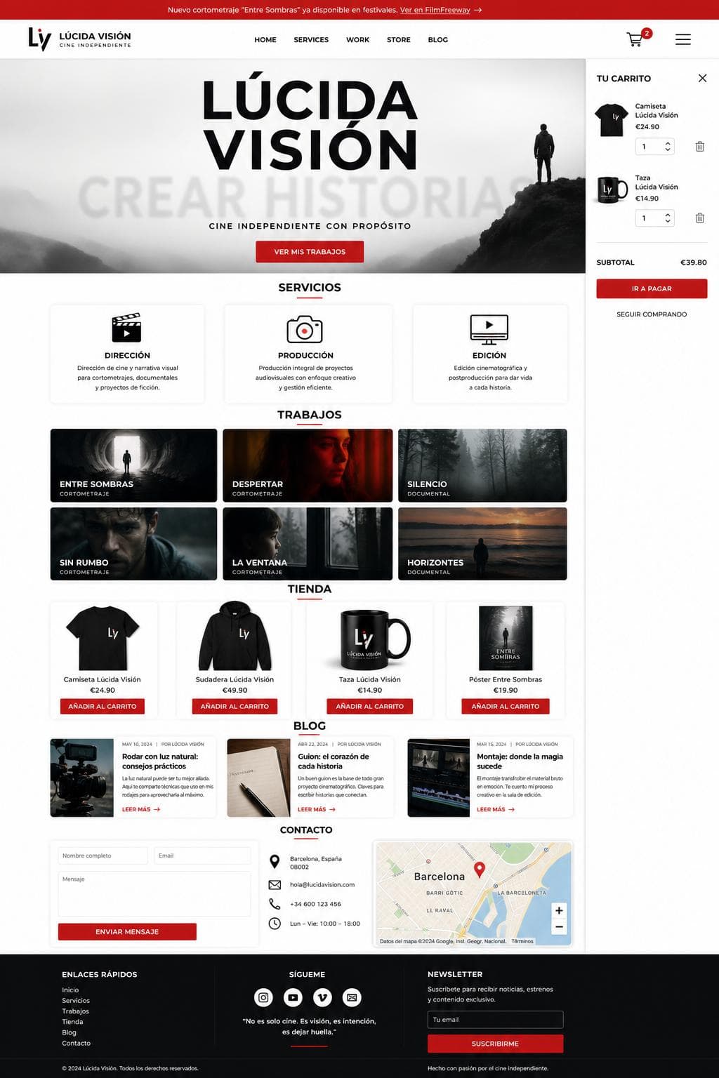 Lúcida Visión — vista previa del theme