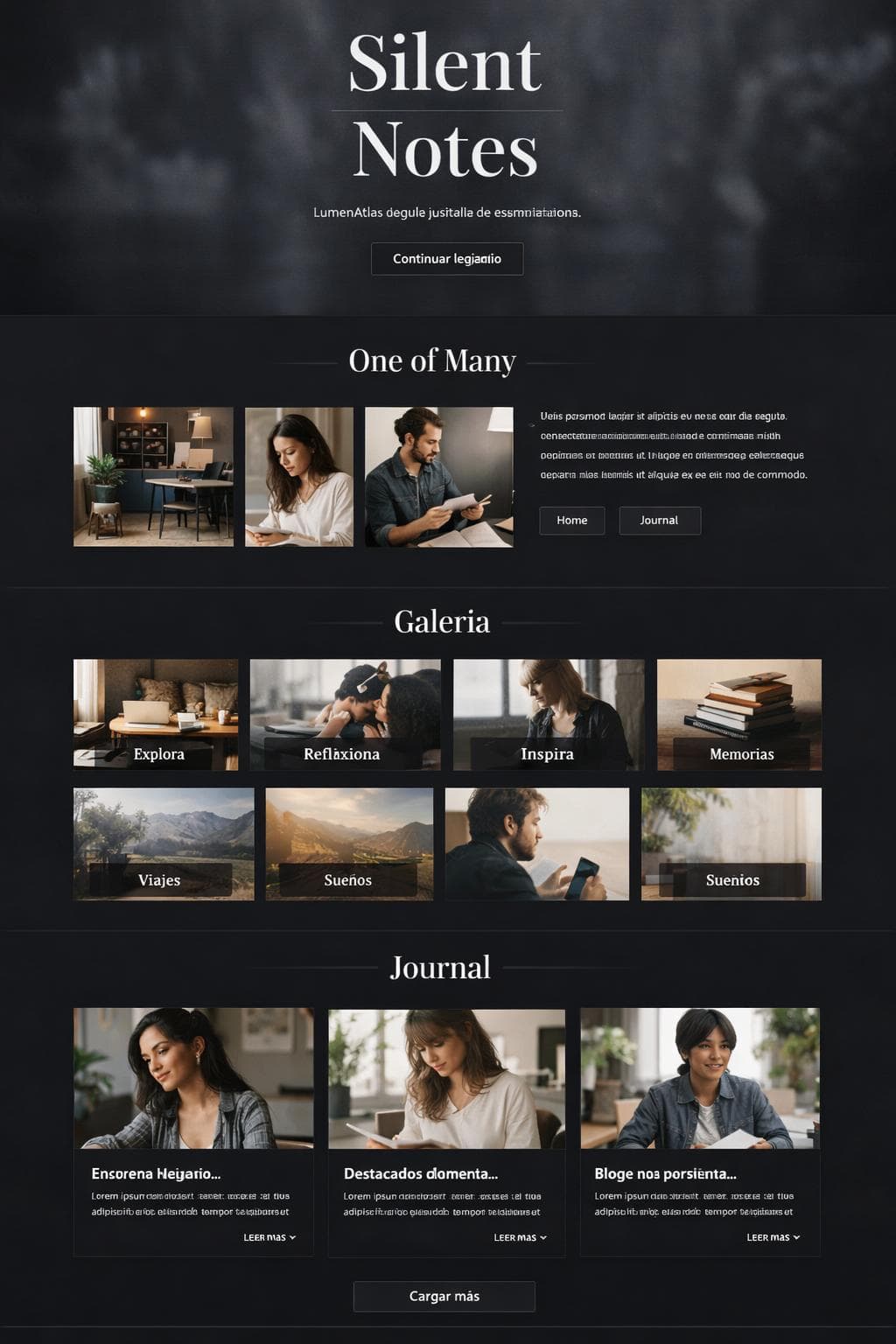 LumenAtlas — vista previa del theme