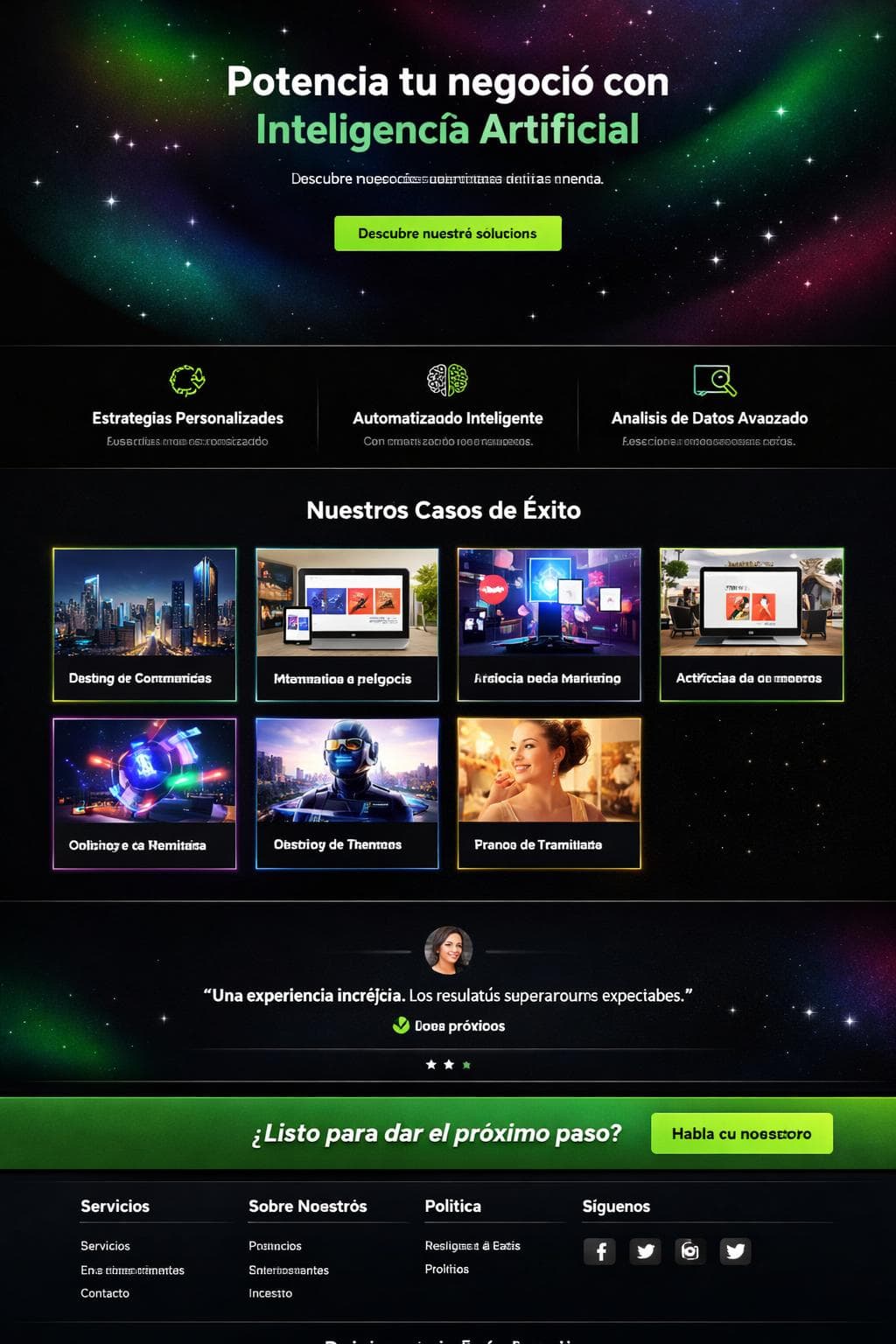 LumenShift — vista previa del theme