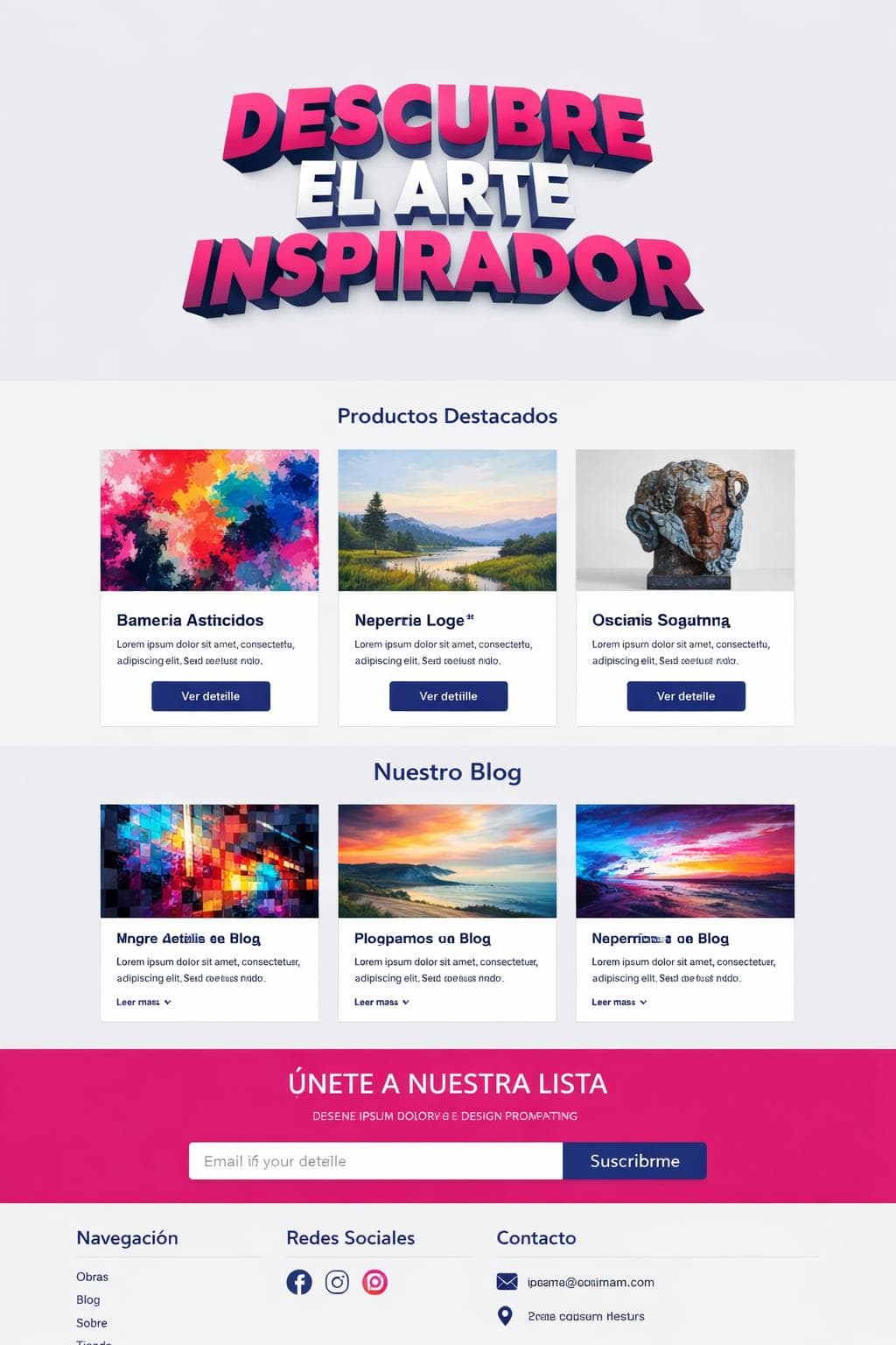 Lúmina Atelier — vista previa del theme