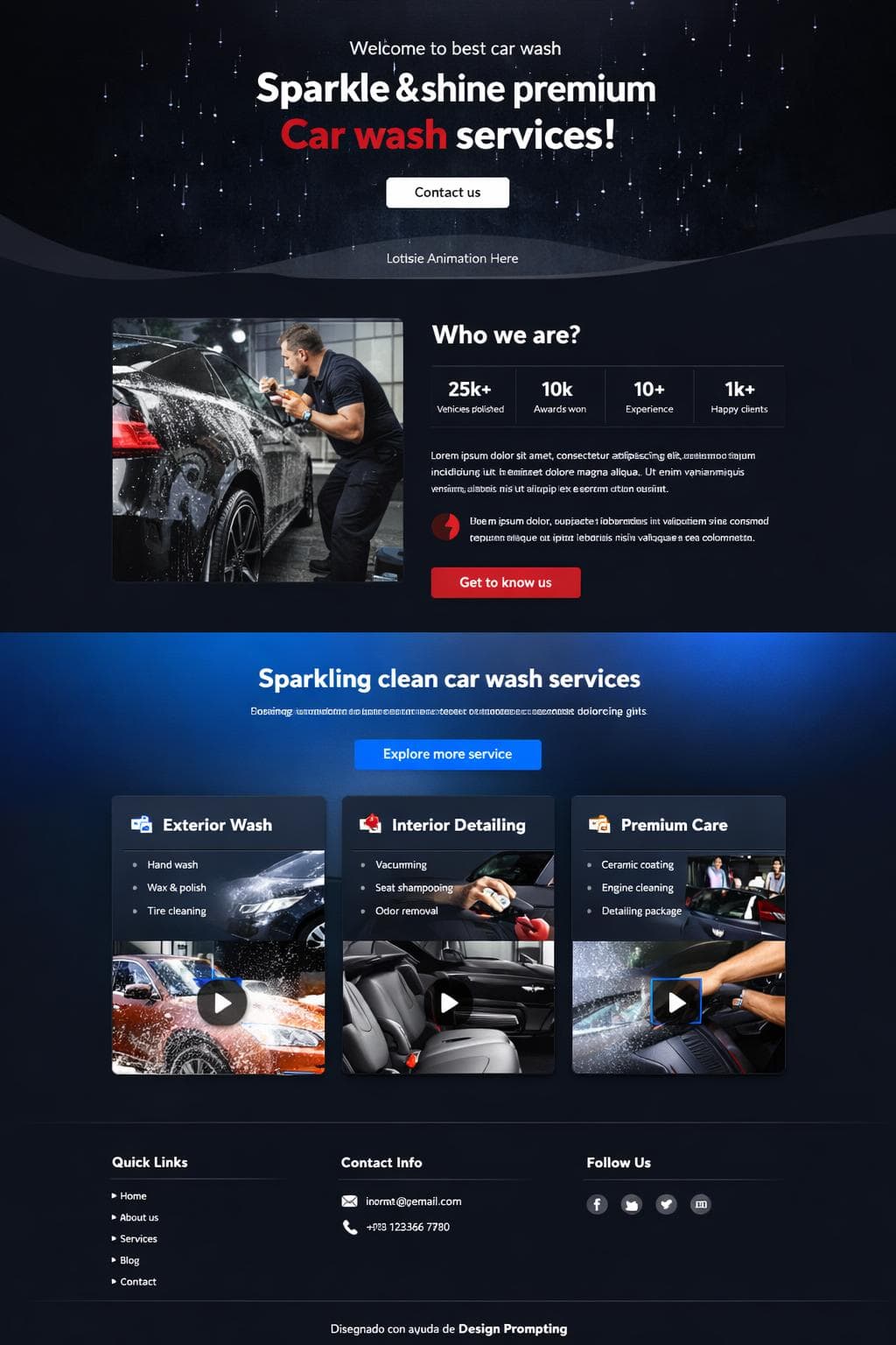 Lúmina Auto — vista previa del theme