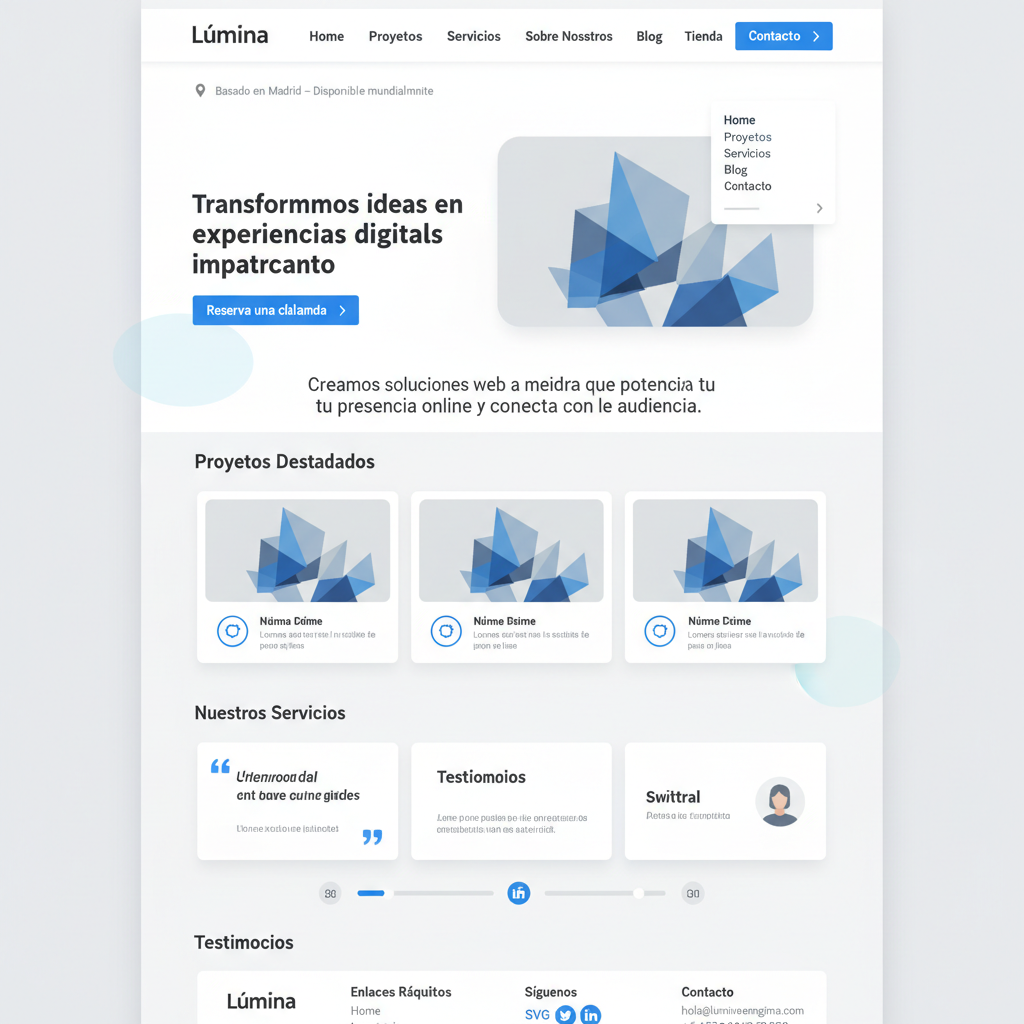 Lúmina Enigma — vista previa del theme