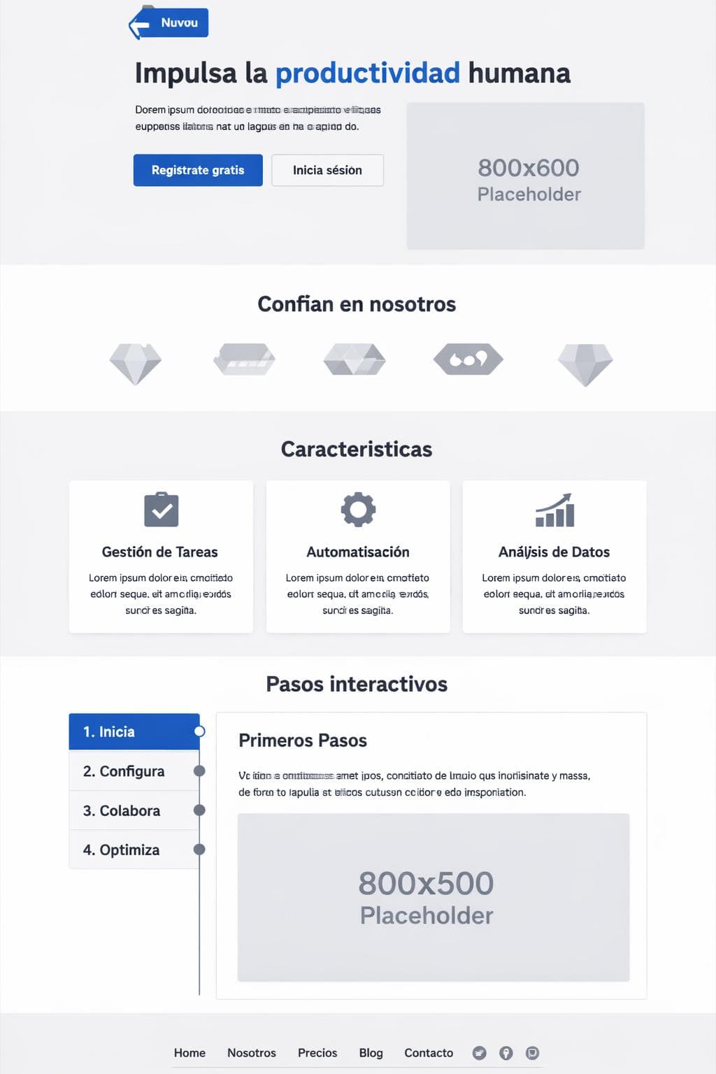 Lumina Labs — vista previa del theme