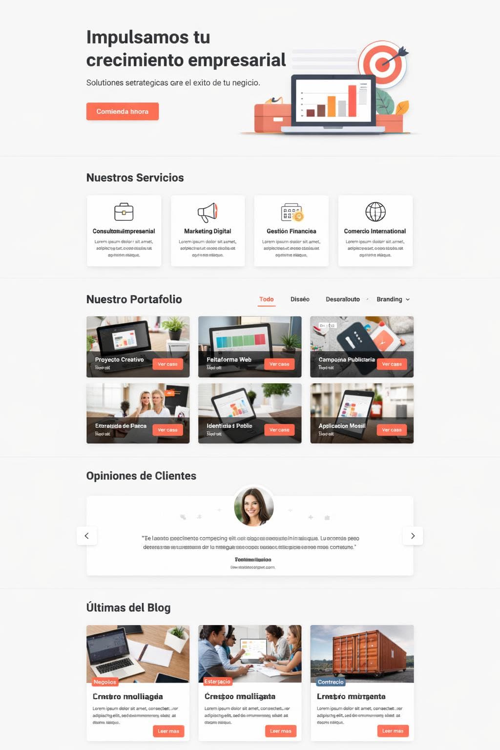 Lúmina Mercantil — vista previa del theme
