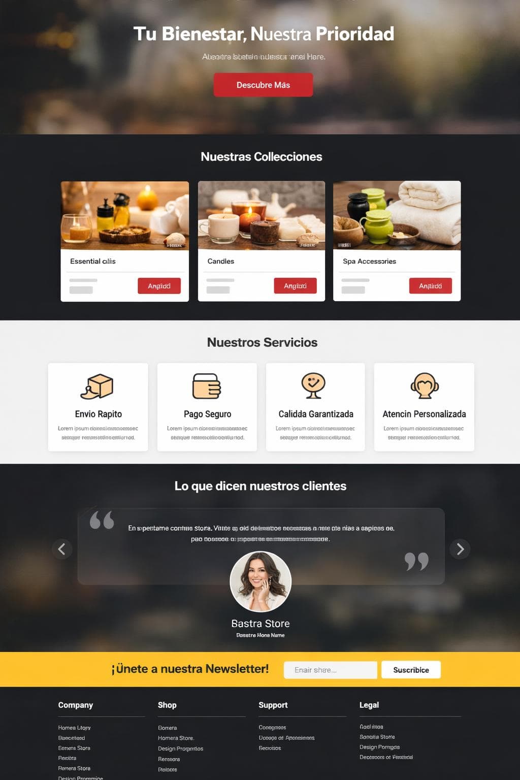 Luminara Store — vista previa del theme