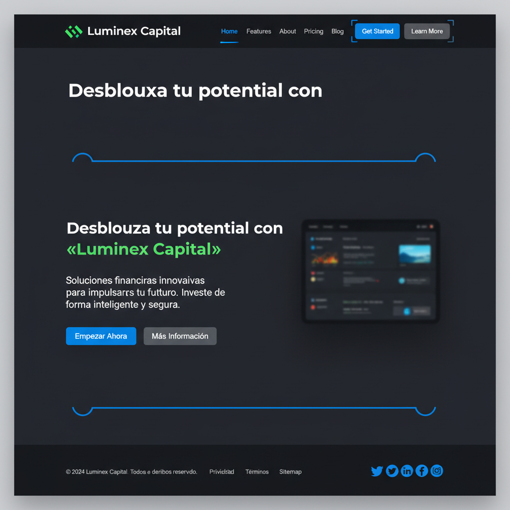 Luminex Capital — vista previa del theme