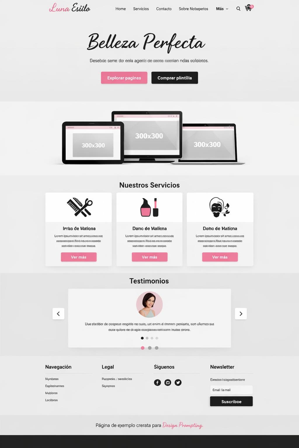 Luna Estilo &mdash; vista previa del theme