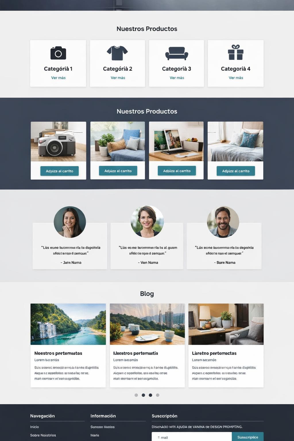 Luna Mercantil — vista previa del theme