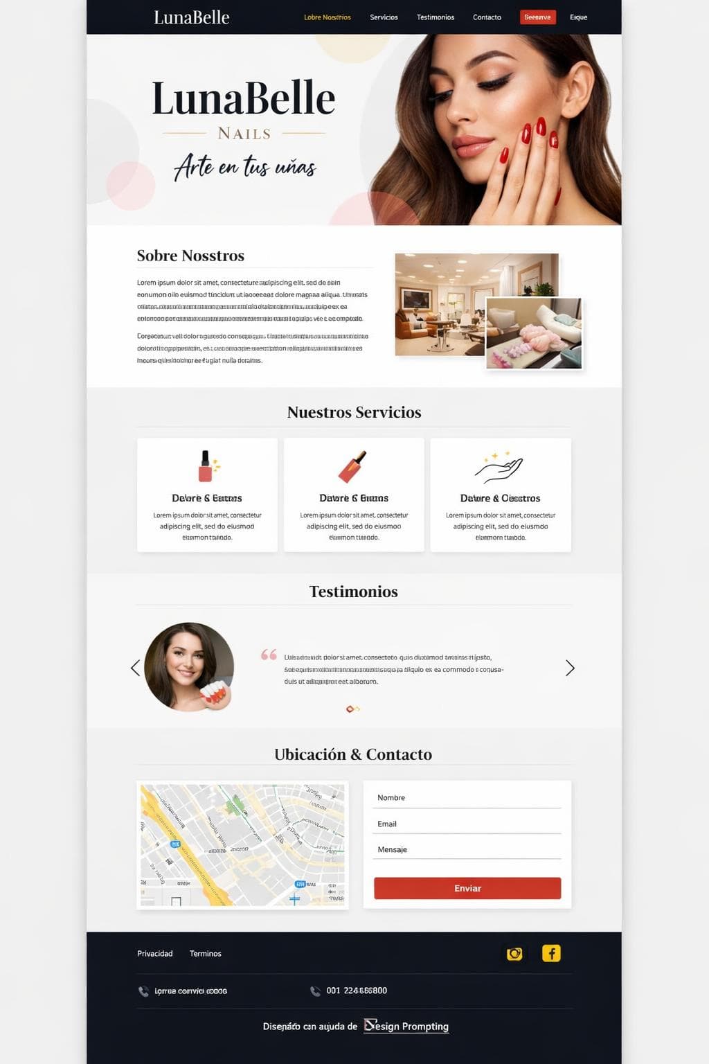 LunaBelle &mdash; vista previa del theme