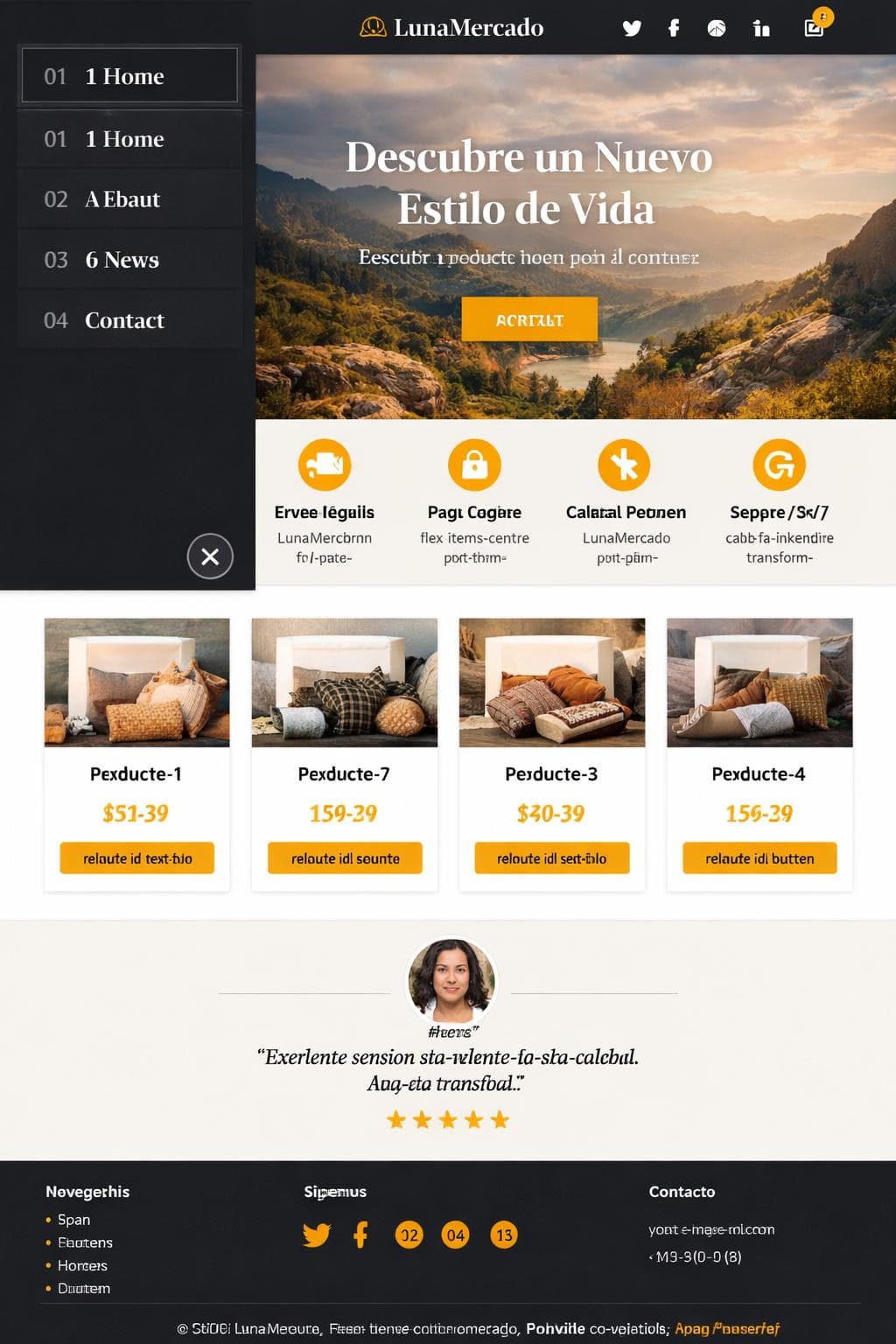 LunaMercado — vista previa del theme