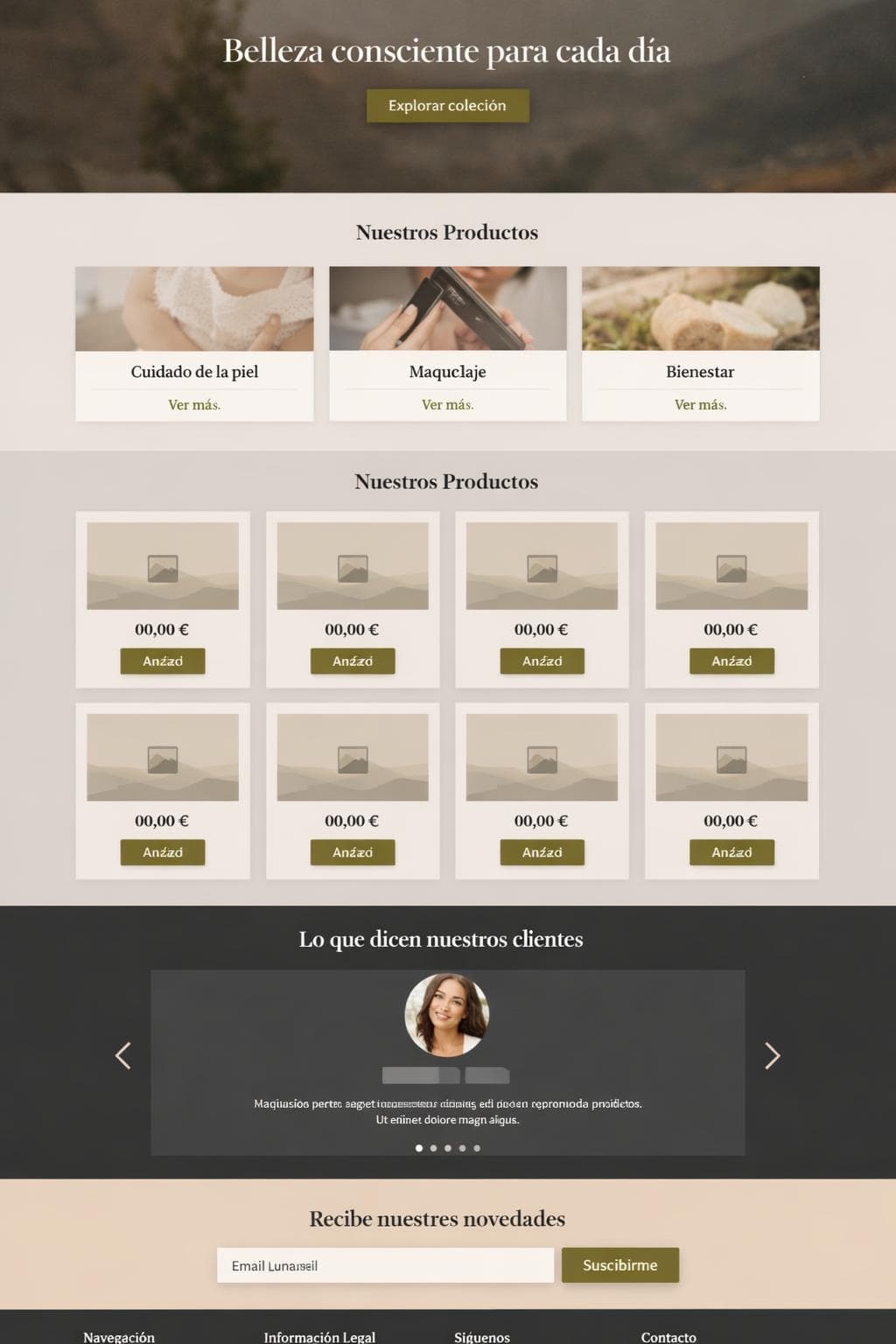 LunaSilk — vista previa del theme