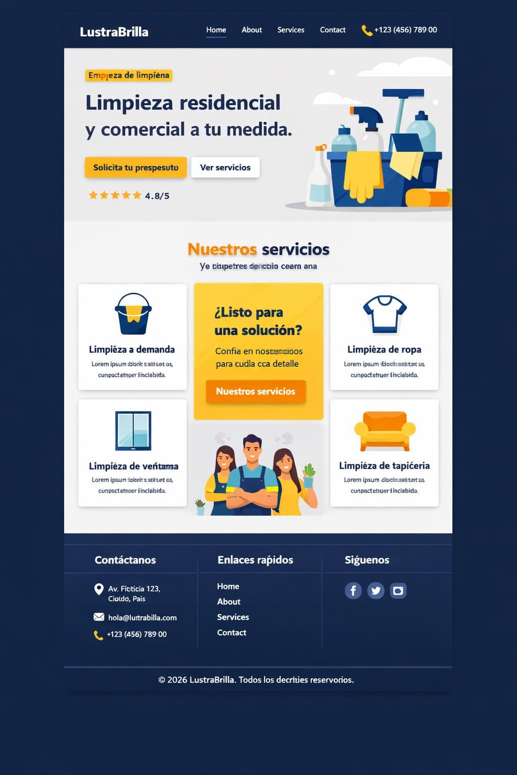 LustraBrilla &mdash; vista previa del theme