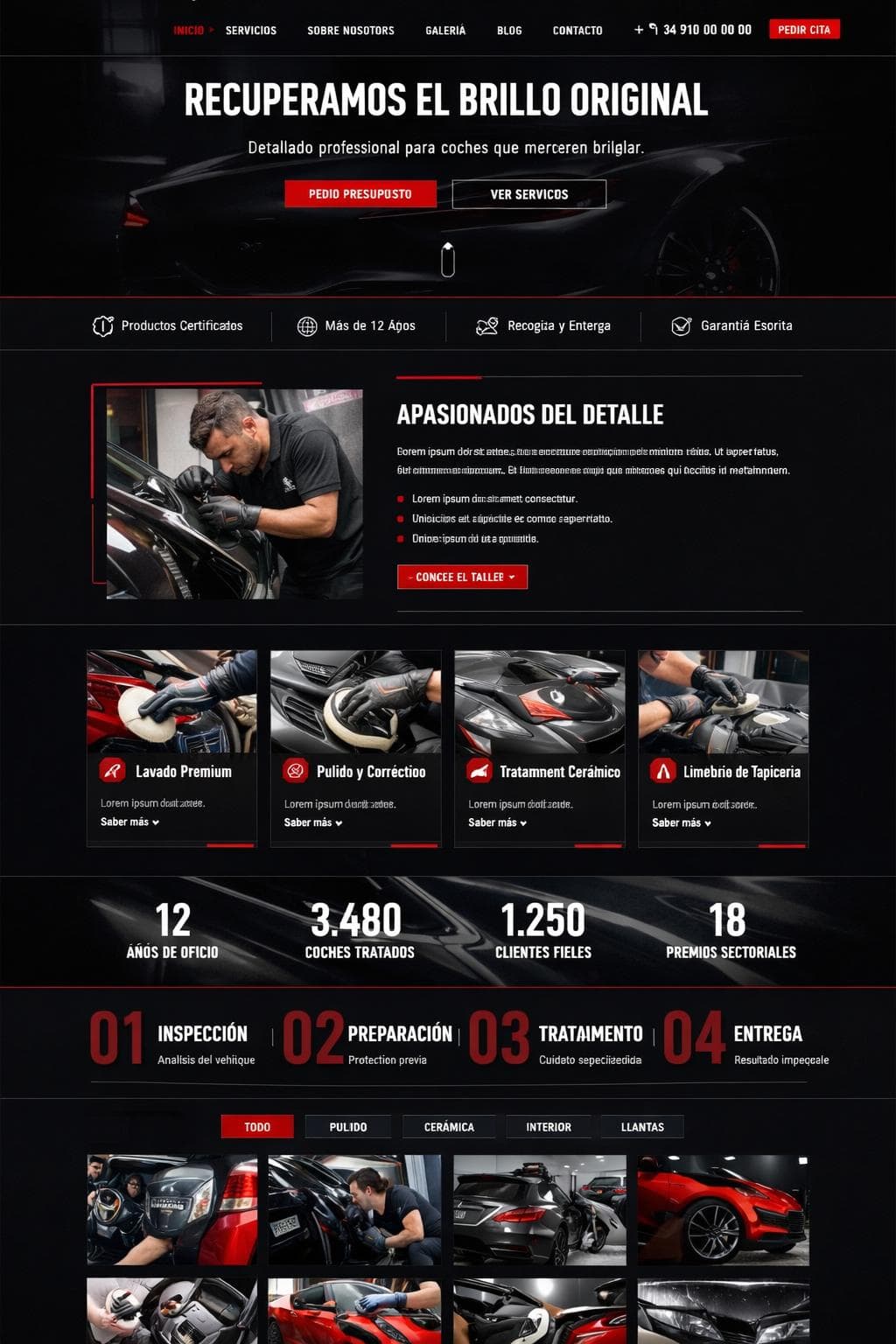 LustraPrime Detail — vista previa del theme