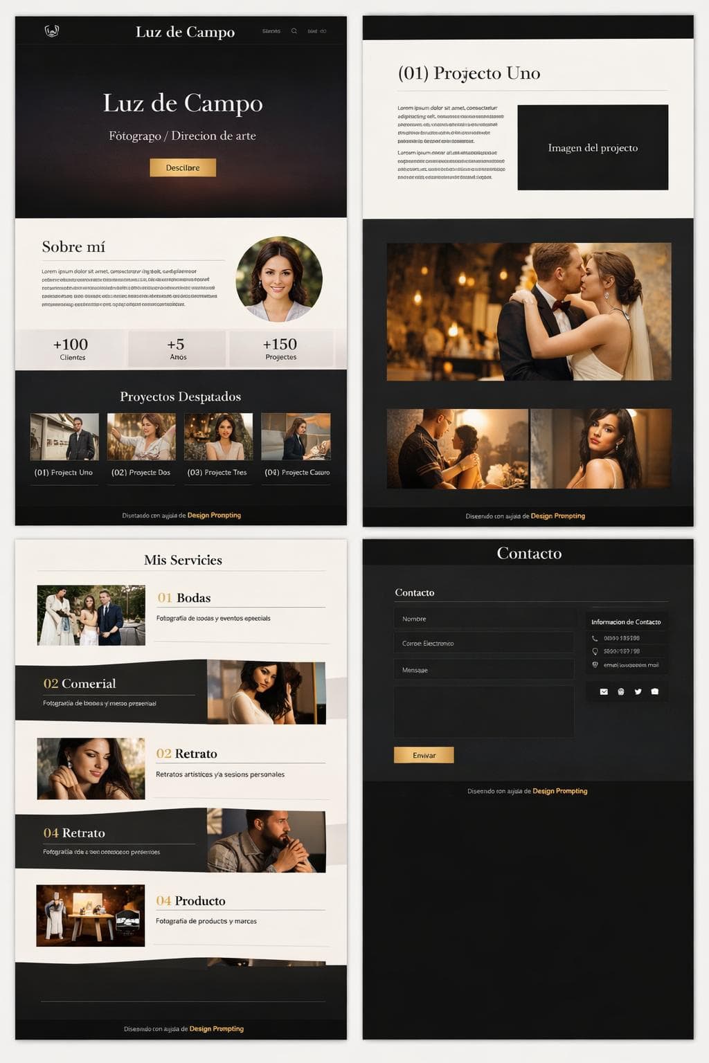 Luz de Campo — vista previa del theme